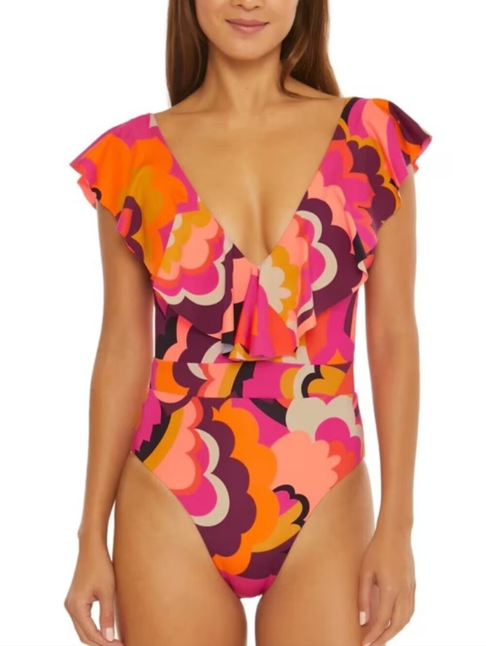 Trina Turk NWT Fan Faire One Piece Swimsuit
